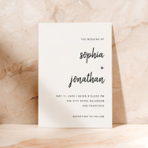 Moderne minimalistische Schrift | Hochzeit