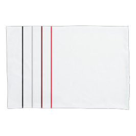 Moderne Minimalistische Schwarz-Grau-Linien Kissenbezug