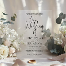 Moderne minimalistische Schwarz-Weiß-Hochzeitsklas