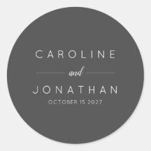 Moderne Minimalistische Script Black Custom Weddin