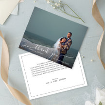 Moderne Minimalistische Script Border Wedding