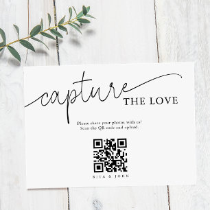 Moderne minimalistische Skript-Erfassung The Love Begleitkarte