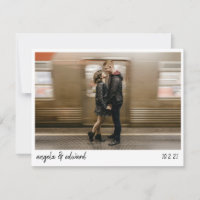 Moderne Minimalistische Skripthandschrift-Hochzeit