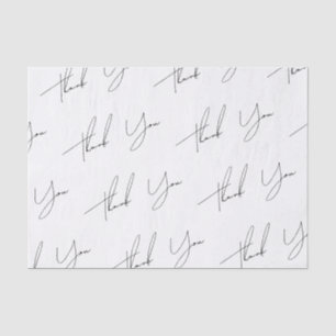 Moderne Minimalistische Skripthochzeit Seidenpapier