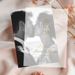 Moderne Minimalistische SkriptWedding Save the Dat