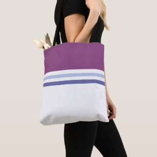 Moderne minimalistische Streifen stylish Tasche
