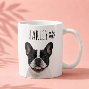 Moderne minimalistische Tierfotografie und Typogra Kaffeetasse