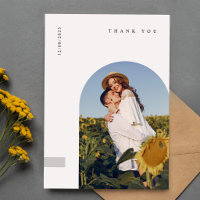 Moderne minimalistische Typografie Foto-Hochzeit