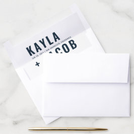 Moderne + Minimalistische Typografie-Hochzeit