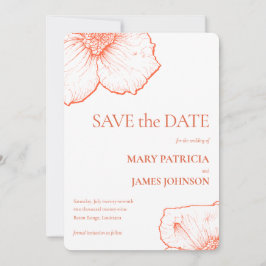 Moderne Minimalistische Verona Sonnenuntergang Hoc Save The Date