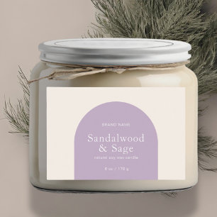 Moderne, minimalistische Verpackung Lebensmitteletikett