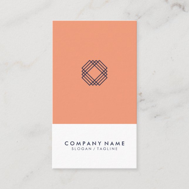 Moderne Minimalistische Visitenkarte (Vorderseite)