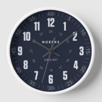 Moderne Minimalistische Wanduhr – Aurora Drift