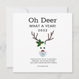 Moderne Minimalistische Weihnachtsfeiertage 2022 f Feiertagskarte