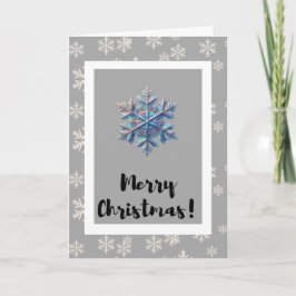 Moderne Minimalistische Weihnachtskarte Feiertagskarte