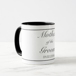 Moderne Minimalistische Weiße Elternzeit Tasse