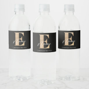 Moderne Mit Monogramm erste E & Name Personalisier