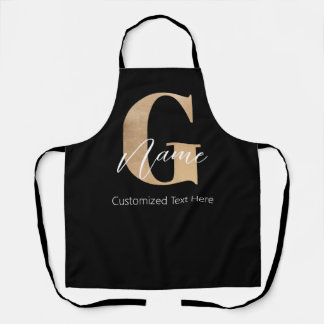 Moderne Mit Monogramm erste G & Name Personalisier Schürze