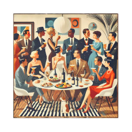 Moderne Mitte des Jahrhunderts Die Martini-Intelle