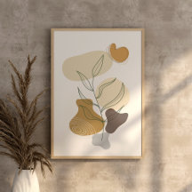 Moderne moderne bohenhafte abstrakte Kunst Wand