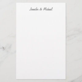 Moderne Moderne Elegante Einfache Minimalistische  Briefpapier