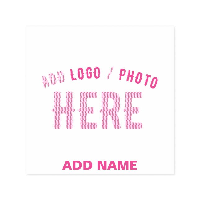 MODERNE MODERNE FUSHIA PINK-VERIFIED MARKIERT PERMASTEMPEL (Design)