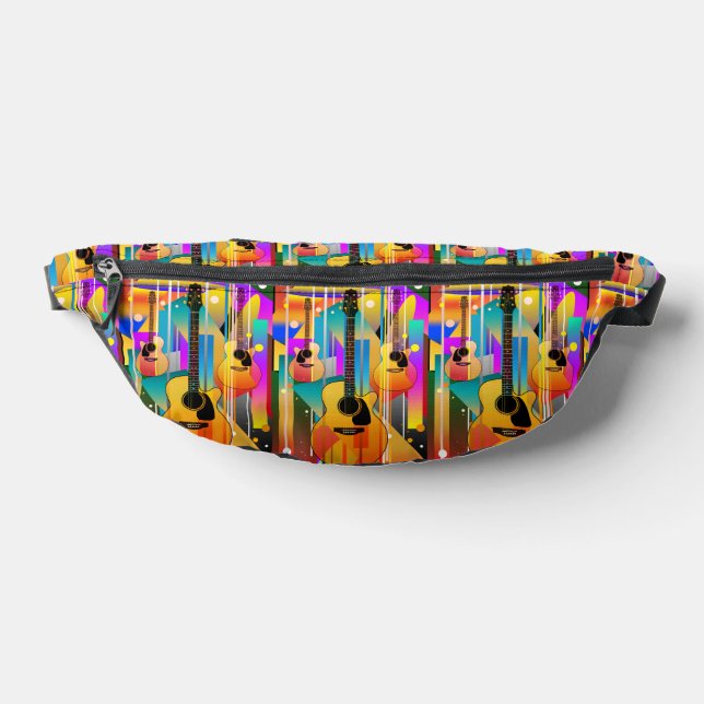 Moderne moderne geometrische Gitarre Bauchtasche (Ablage )