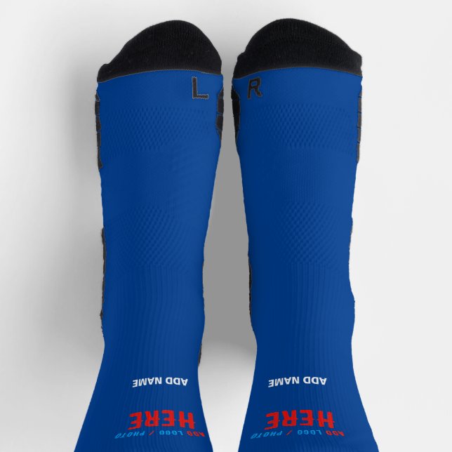 MODERNE MODERNE KUSTOM-BLAUEN MIT VERIFISCHTER MAR SOCKEN (Oben)