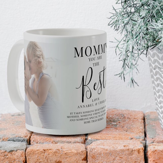 Moderne "MOMMY" Sie sind das beste Foto Keepake Kaffeetasse (Von Creator hochgeladen)