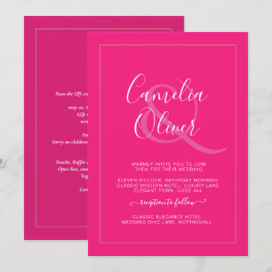 Moderne, monochrome Ampere und Hochzeit