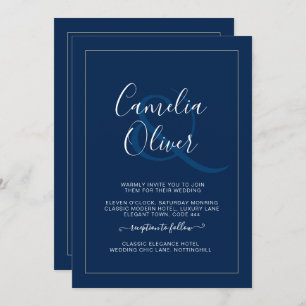 Moderne, monochrome Ampere und Hochzeit