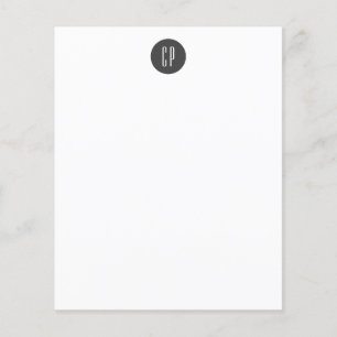 Moderne Monogram Berufliche Schlichte Einfache Ini