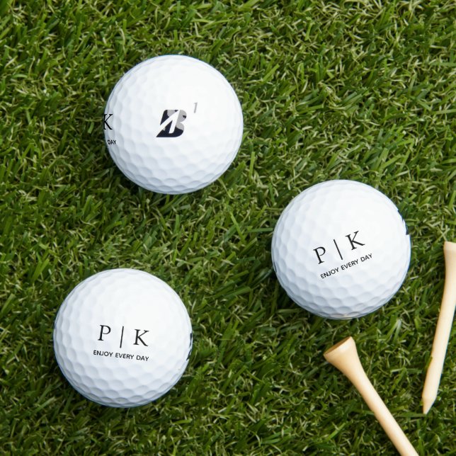 Moderne Monogram Bridgestone e6 Golfball (Insitu Gras)