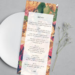 Moderne Monogram Floral Boho Wedding Menükarte<br><div class="desc">schlankes Menü,  um der Sammlung zu entsprechen *Wenn Sie mehr Papieroptionen wünschen,  kann dieses Design in ein schlankes Programm übertragen *oder für weitere Hilfe kontaktieren Sie mich</div>