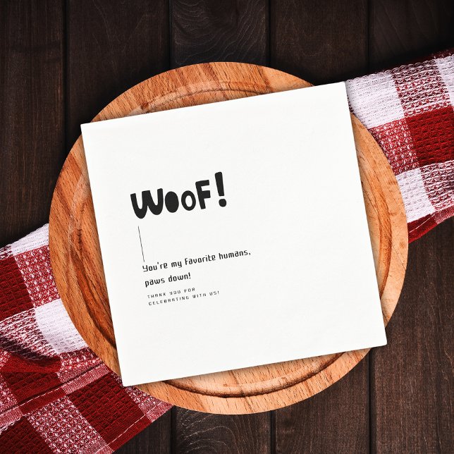 Moderne Monogram White Minimalistisch Wedding Serviette (Von Creator hochgeladen)