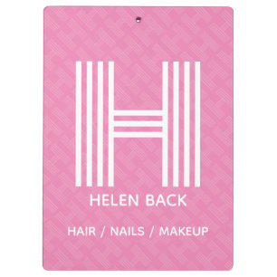 Moderne Monogram-Zwischenablage Klemmbrett