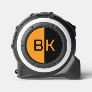 Moderne Monogramm 2 Erstklassiges Tape Meas in ben Maßband