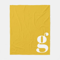Moderne Monogramm Anfangsbuchstabe Lebhaft gelb