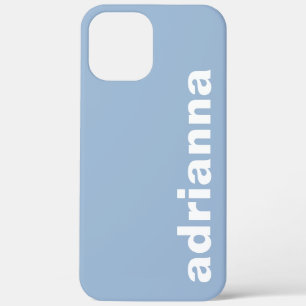 Moderne Monogramm Blau Case-Mate iPhone Hülle