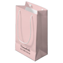 Moderne Monogramm-Design in Blush-Pink