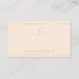 Moderne Monogramm-Elegante-Vorlage Beruflich Visitenkarte