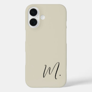 Moderne Monogramm erste Ersetzung Ihre iPhone 16 Hülle