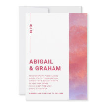 Moderne Monogramm-Hochzeit