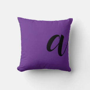 Moderne Monogramm-Initiale Kissen