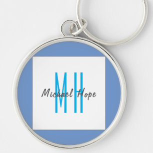 Moderne Monogramm-Initialen Beruflich Schlicht ein Schlüsselanhänger