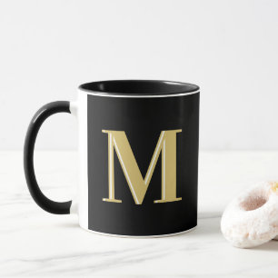 Moderne Monogramm-Initialen Tasse