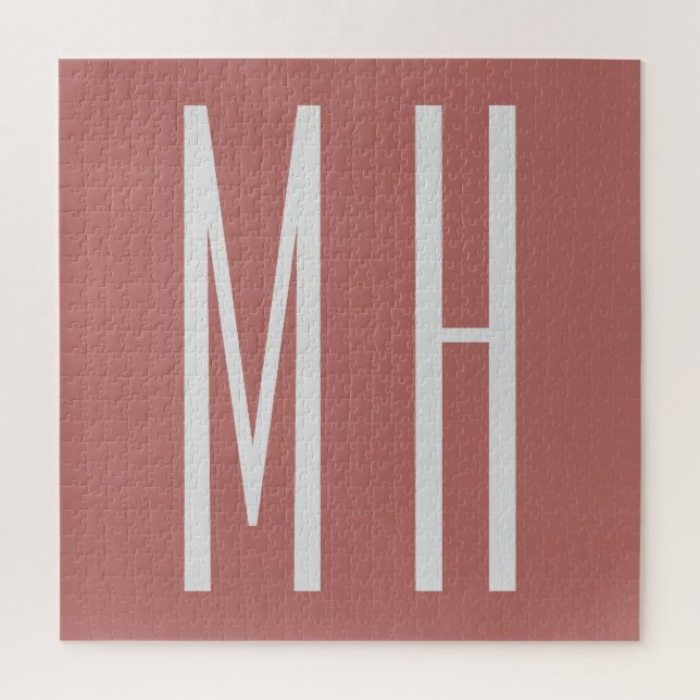 Moderne Monogramm Professionell Schlicht Minimalis (Vertikal)