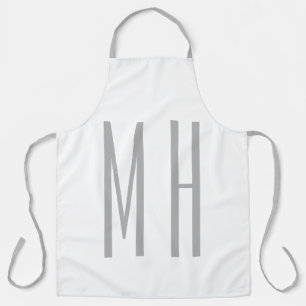 Moderne Monogramm Professionell Schlicht Minimalis Schürze