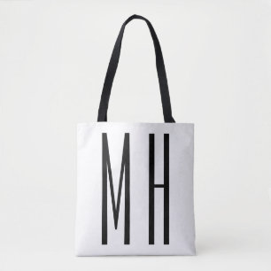 Moderne monogramm professionell schlicht minimalis tasche