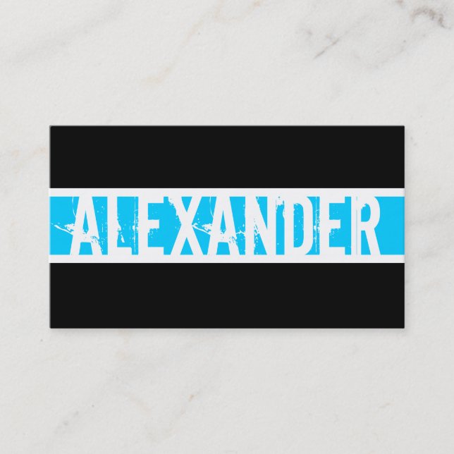 Moderne Monogramm-Visitenkarte Visitenkarte (Vorderseite)